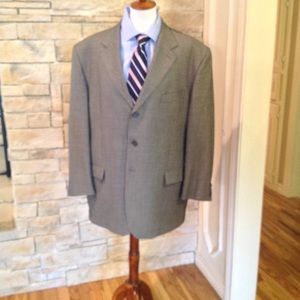 Men's Grey Nailhead Suit